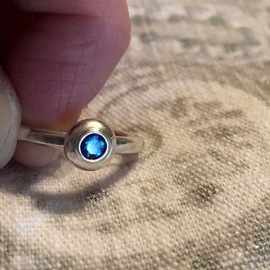 Sapphire birthstone ring